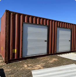 Used storage shipping container for sale in Texas